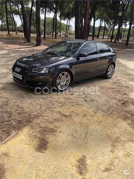 Usado Audi A3 S-Line 140 CV (102 kW) 2008 Negro Utilitario