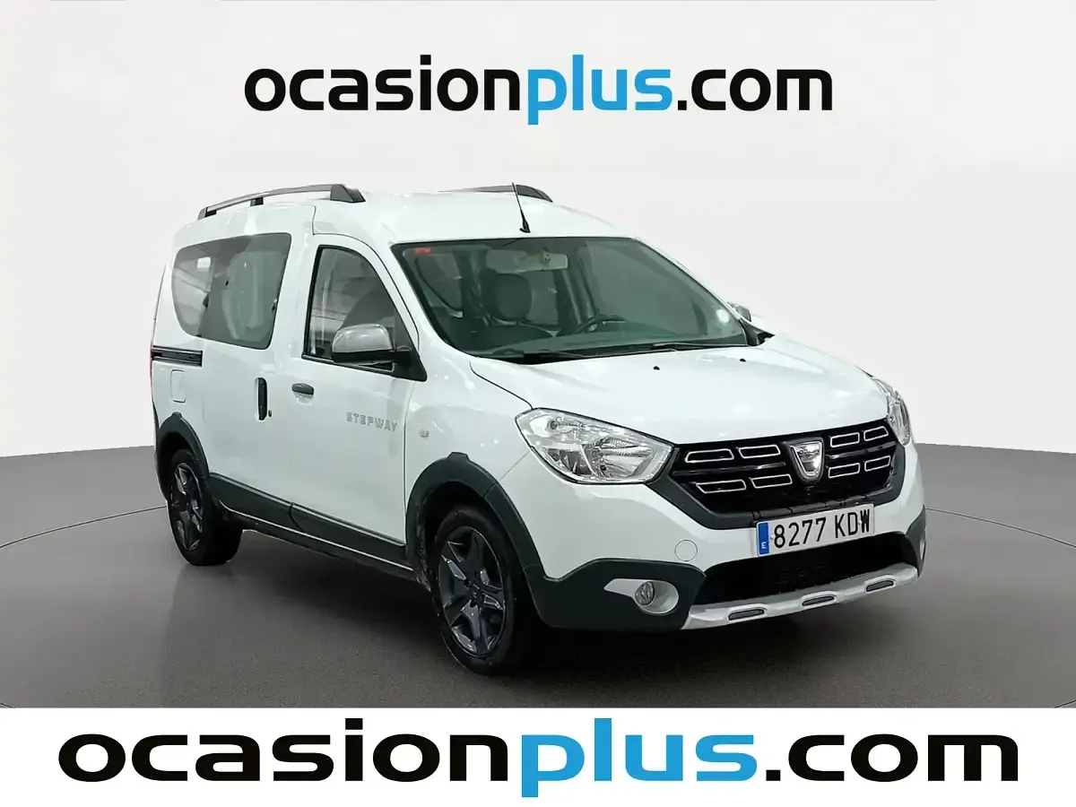 Käytetty Dacia Dokker Stepway 90 HP (66 kW) 2017 Valkoinen Tila-auto