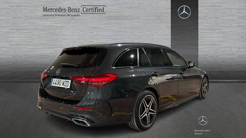 Usado Mercedes C220 AMG line 200 CV (147 kW) 2025 Gris grafito Familiar