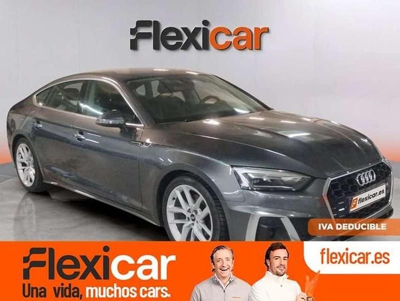 Usado Audi A5 Sportback 163 CV (119 kW) 2022 Gris Utilitario
