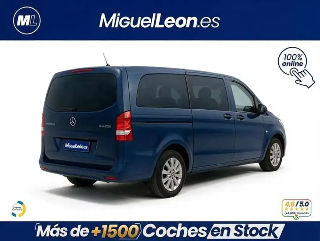 Usado Mercedes Vito 136 CV (100 kW) 2021 Azul Van