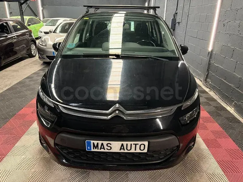 Usado Citroën C4 Picasso Attraction 130 CV (95 kW) 2015 Negro Monovolumen