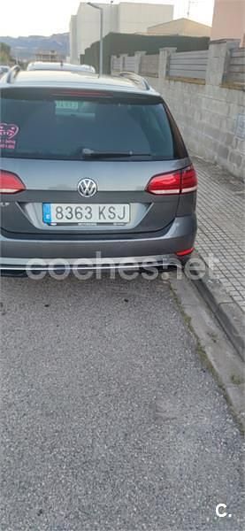 Usado VW Golf VII Advance 125 CV (91 kW) 2018 Gris / plata Familiar