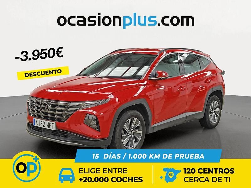 Rojo Usado 2023 Hyundai Tucson SUV | 26.290 € (Precio justo) - Imagen 1/4