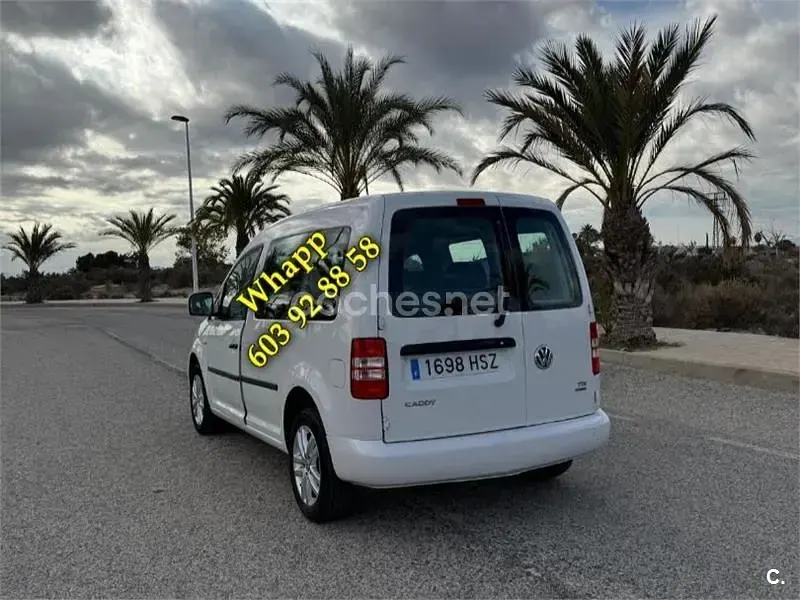 Usado VW Caddy Pro 140 CV (102 kW) 2013 Blanco Monovolumen