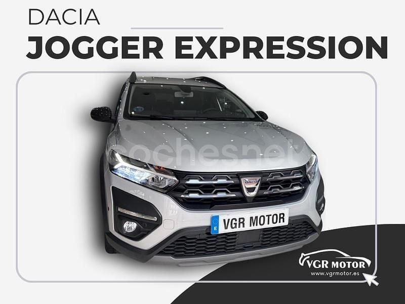 Gris / plata Usado 2022 Dacia Jogger Expression Monovolumen | 17.995 € (Precio justo) - Imagen 1/4