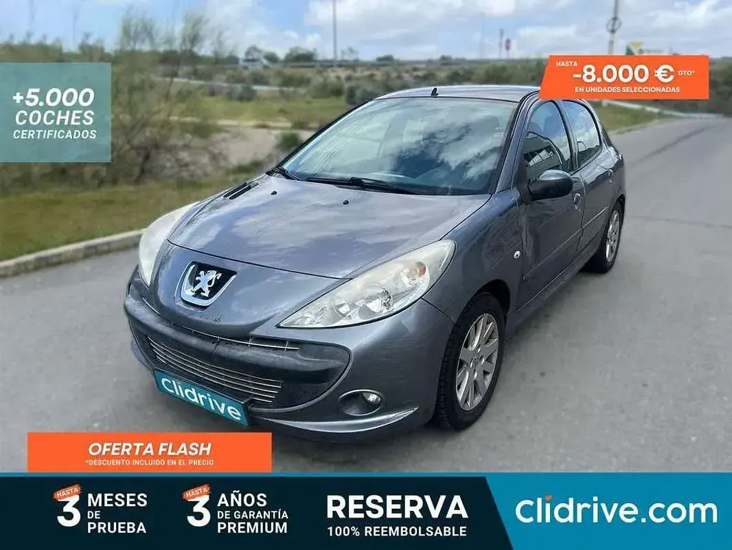 Occasion Peugeot 206+ 68 ch (50 kW) 2009 Gris Citadine