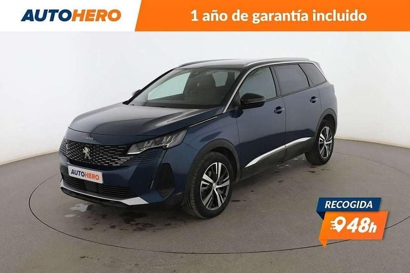 Azul Usado 2022 Peugeot 5008 Allure Monovolumen | 21.523 € (Precio justo) - Imagen 1/3