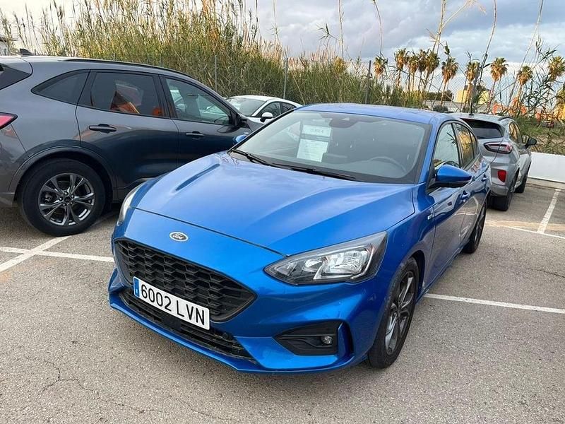 Usado Ford Focus ST-Line 125 CV (91 kW) 2021 Azul Berlina