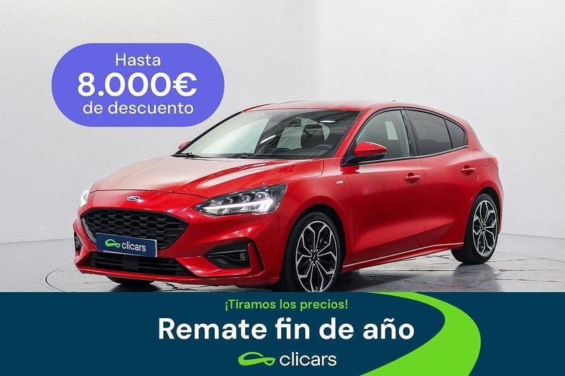 Rojo Usado 2020 Ford Focus ST-Line X Berlina | 14.690 € (Precio justo) - Imagen 1/4