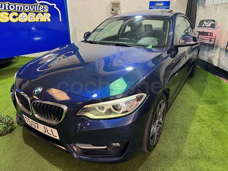 Usado BMW 218 Sport Line 150 CV (110 kW) 2016 Azul Coupe