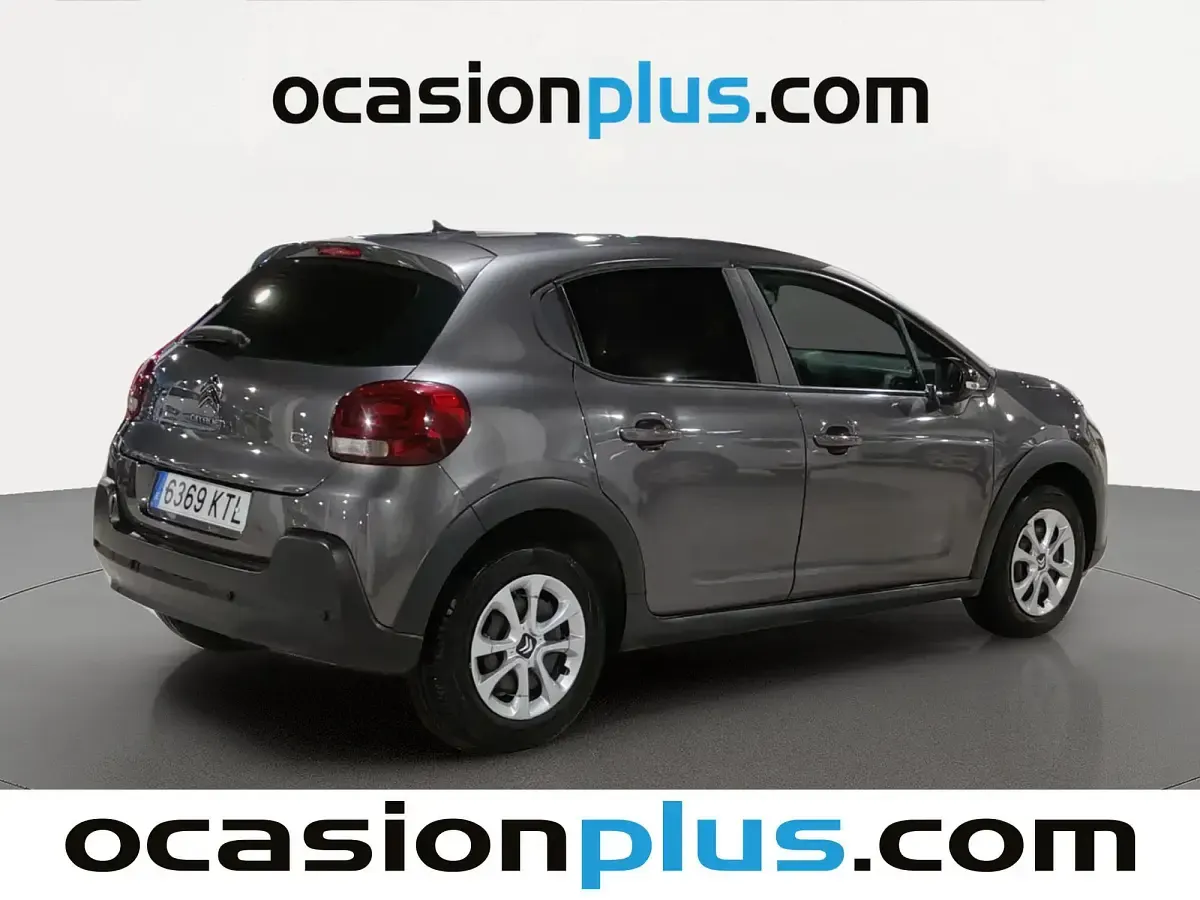 Usado Citroën C3 Feel 68 CV (50 kW) 2019 Gris Utilitario