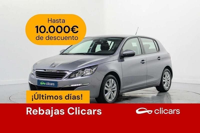 Gris Usado 2015 Peugeot 308 Active Utilitario | 8090 € (Precio justo) - Imagen 1/4