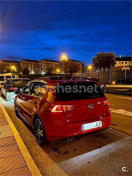 Usado VW Golf VII GTD 184 CV (135 kW) 2016 Rojo Berlina