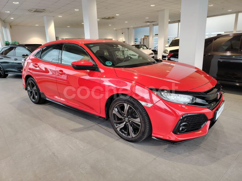 Rojo Usado 2019 Honda Civic Sport Plus Berlina | 26.990 € (Caro) - Imagen 1/4