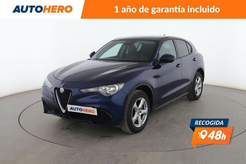 Azul Usado 2018 Alfa Romeo Stelvio Super SUV | 23.299 € (Buen precio) - Imagen 1/3