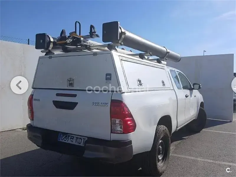 Usado Toyota HiLux 150 CV (110 kW) 2018 Blanco Pickup/Camioneta