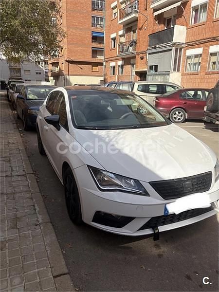 Usado Seat Leon ST Style 115 CV (84 kW) 2019 Blanco Familiar