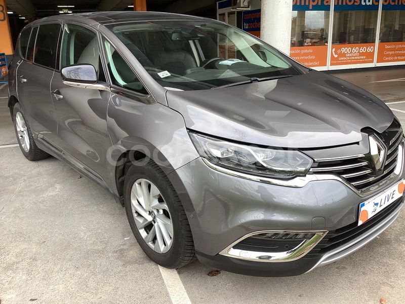 Gris / plata Usado 2017 Renault Espace Zen Monovolumen | 11.999 € (Super precio) - Imagen 1/4