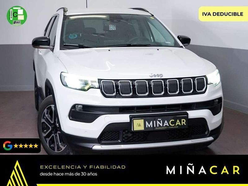Blanco Usado 2021 Jeep Compass Limited SUV | 18.675 € (Precio justo) - Imagen 1/4