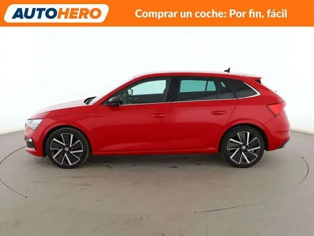 Usado Skoda Scala Ambition 150 CV (110 kW) 2021 Rojo Utilitario
