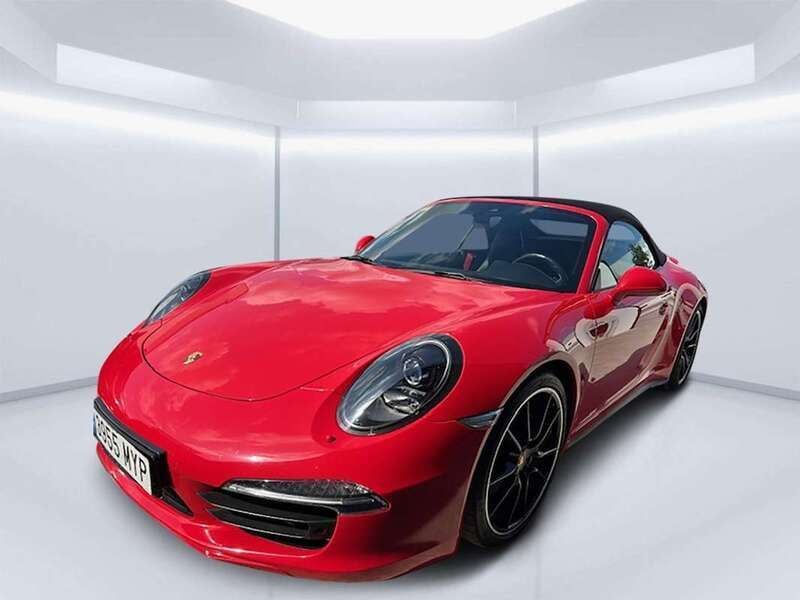 Rojo Usado 2013 Porsche 911 Carrera 4S Cabriolet Descapotable | 89.500 € (Precio justo) - Imagen 1/4