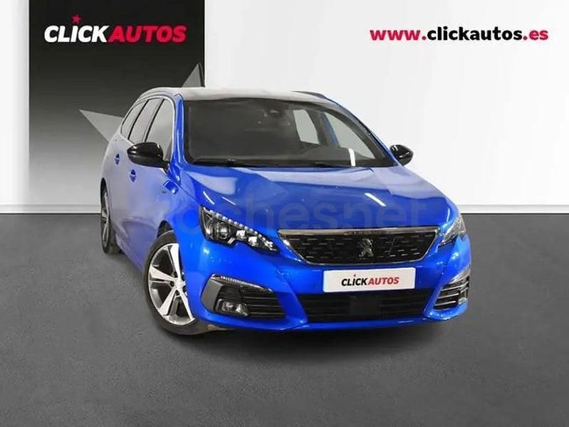 Usado Peugeot 308 SW GT 130 CV (95 kW) 2021 Azul Familiar