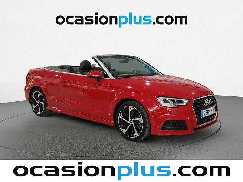 Usado Audi A3 Cabriolet S-Line 190 CV (139 kW) 2019 Rojo Descapotable