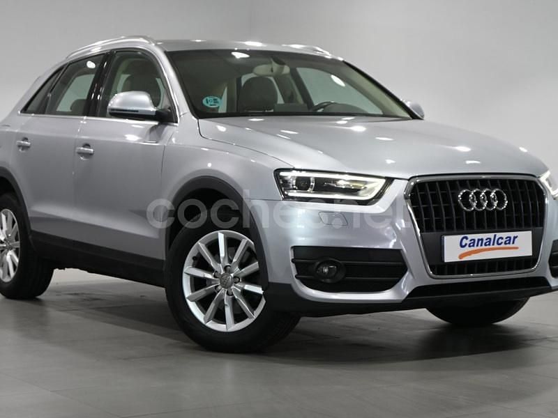 Usado Audi Q3 Advanced 150 CV (110 kW) 2014 Gris plata SUV