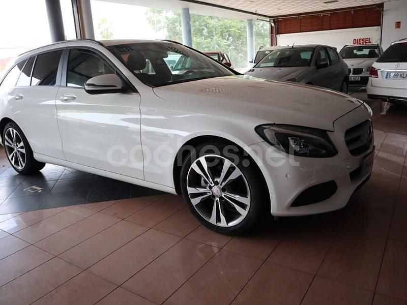 Blanco Usado 2016 Mercedes C220 Avantgarde Familiar | 14.500 € (Super precio) - Imagen 1/4