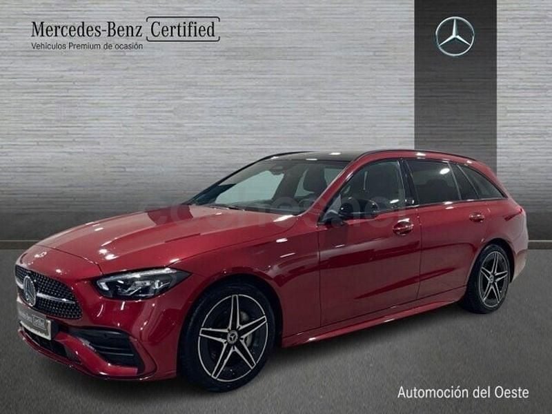 Usado Mercedes C220 200 CV (147 kW) 2024 Rojo Familiar