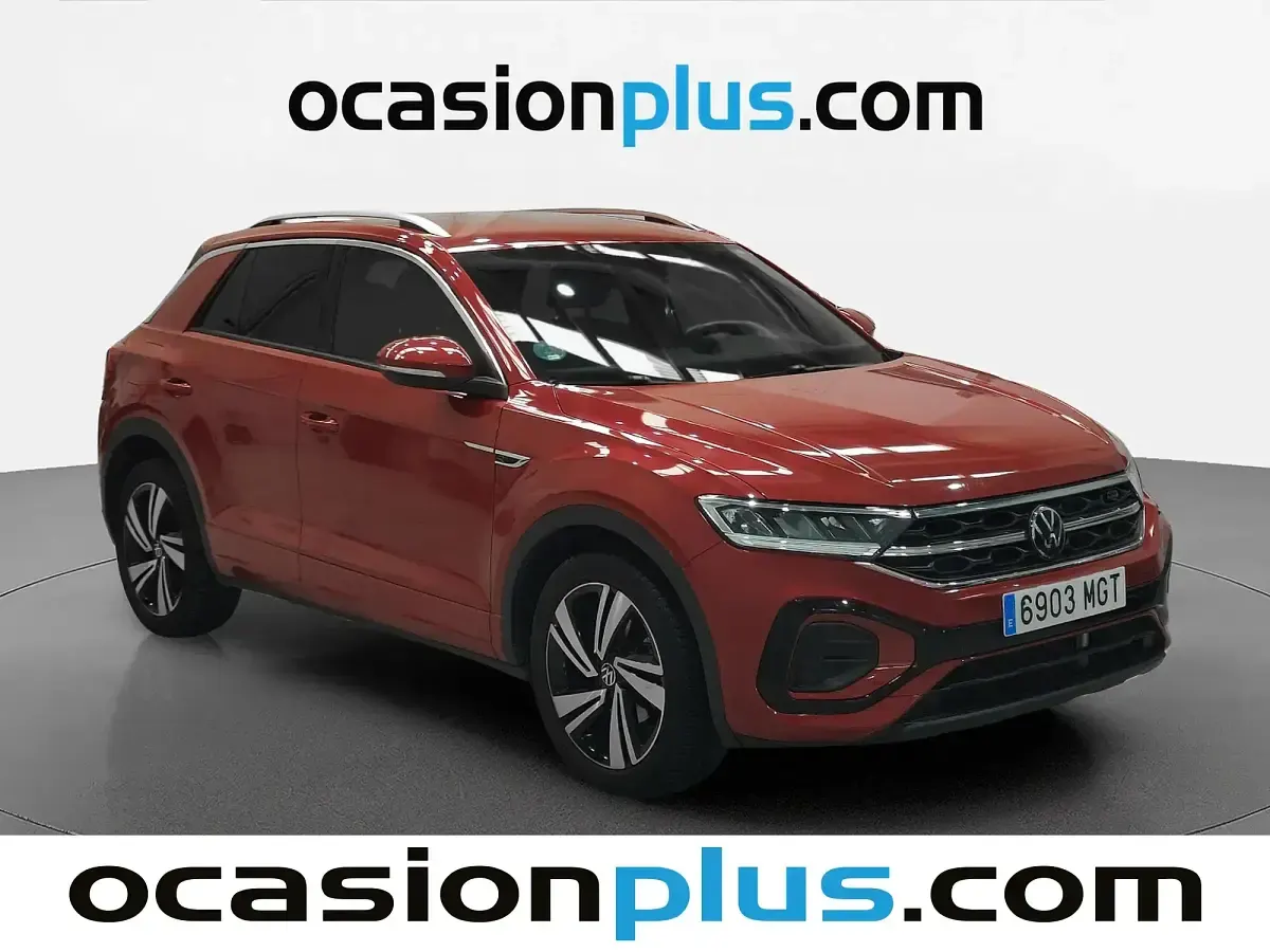 Usado VW T-Roc R-line 150 CV (110 kW) 2023 Rojo SUV