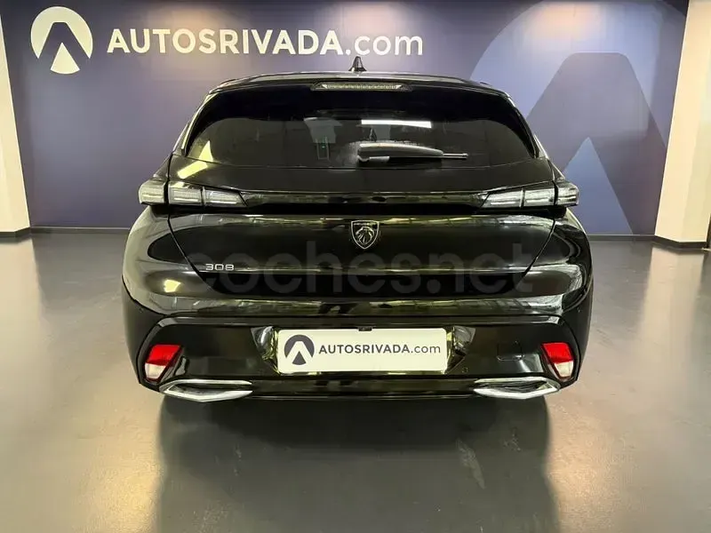 Usado Peugeot 308 Allure 130 CV (95 kW) 2022 Negro Berlina
