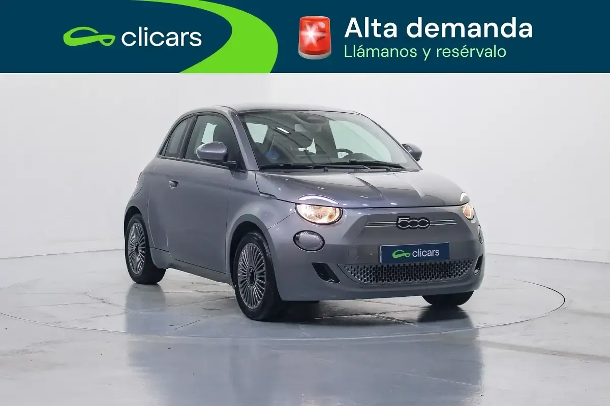 Usado Fiat 500e Icon 86 kW (118 CV) 2022 Gris Berlina