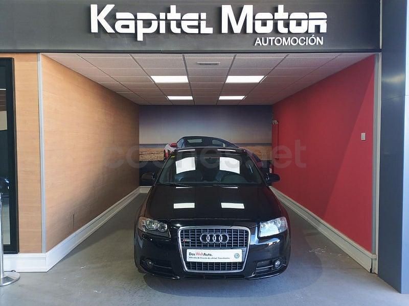 Usado Audi A3 S-Line 170 CV (125 kW) 2008 Negro Utilitario