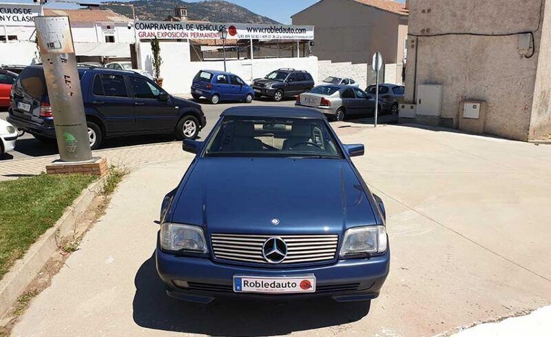 Usado Mercedes SL500 320 CV (235 kW) 1993 Azul Descapotable