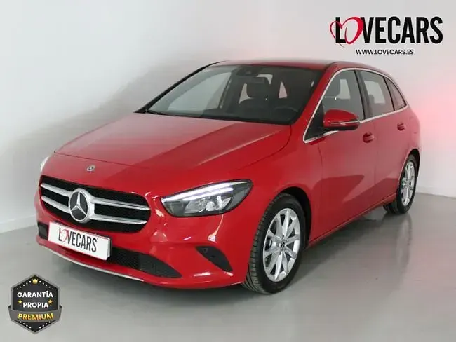 Usado Mercedes B180 116 CV (85 kW) 2019 Rojo Utilitario