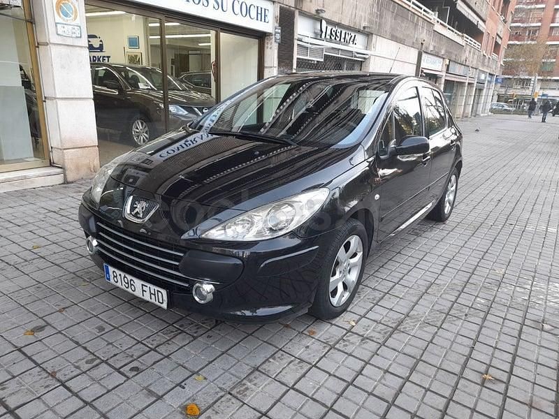 Usado Peugeot 307 110 CV (80 kW) 2006 Negro Berlina