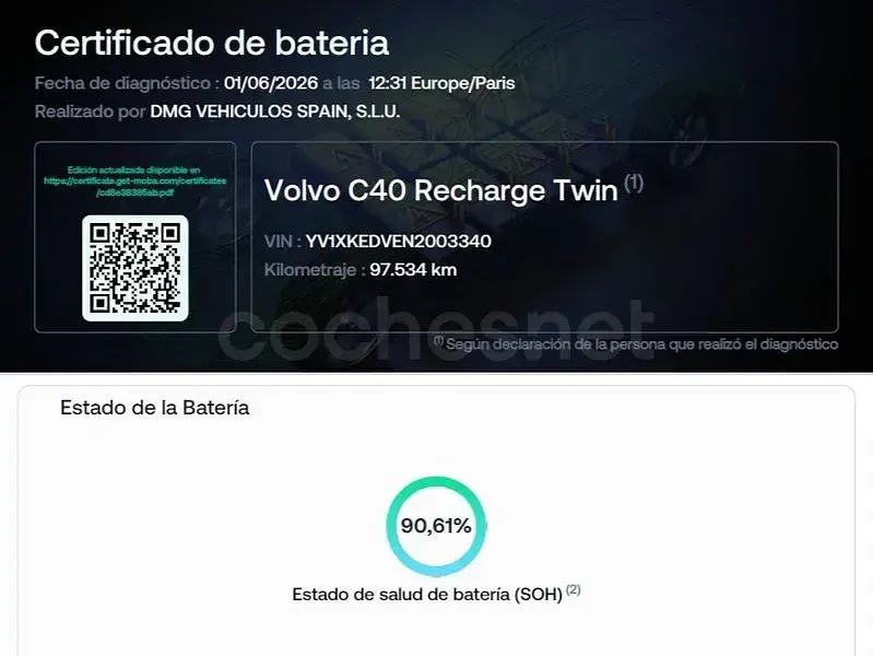 Usado Volvo C40 Plus 300 kW (408 CV) 2022 Eléctrico SUV