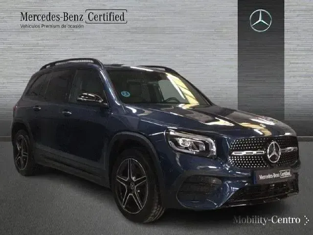Usado Mercedes GLB220 AMG line 190 CV (139 kW) 2022 Azul denim SUV
