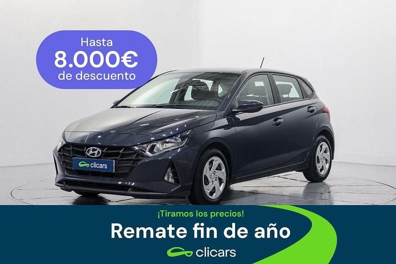 Gris Usado 2021 Hyundai i20 Berlina | 11.990 € (Precio justo) - Imagen 1/4
