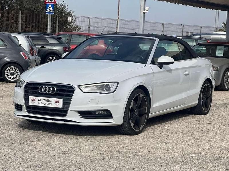Blanco Usado 2015 Audi A3 Cabriolet Ambition Descapotable | 18.490 € (Precio justo) - Imagen 1/4