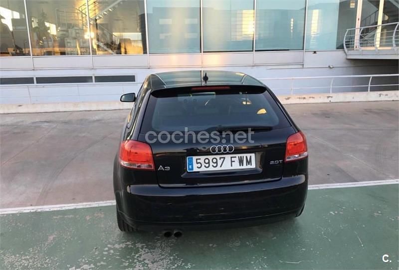 Usado Audi A3 Ambition 200 CV (147 kW) 2007 Negro Utilitario