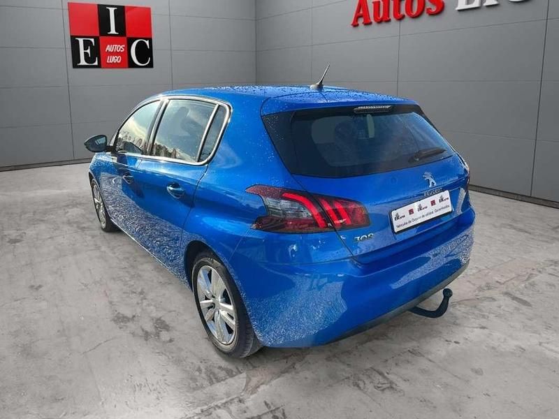 Usado Peugeot 308 Active 100 CV (73 kW) 2021 Azul Utilitario