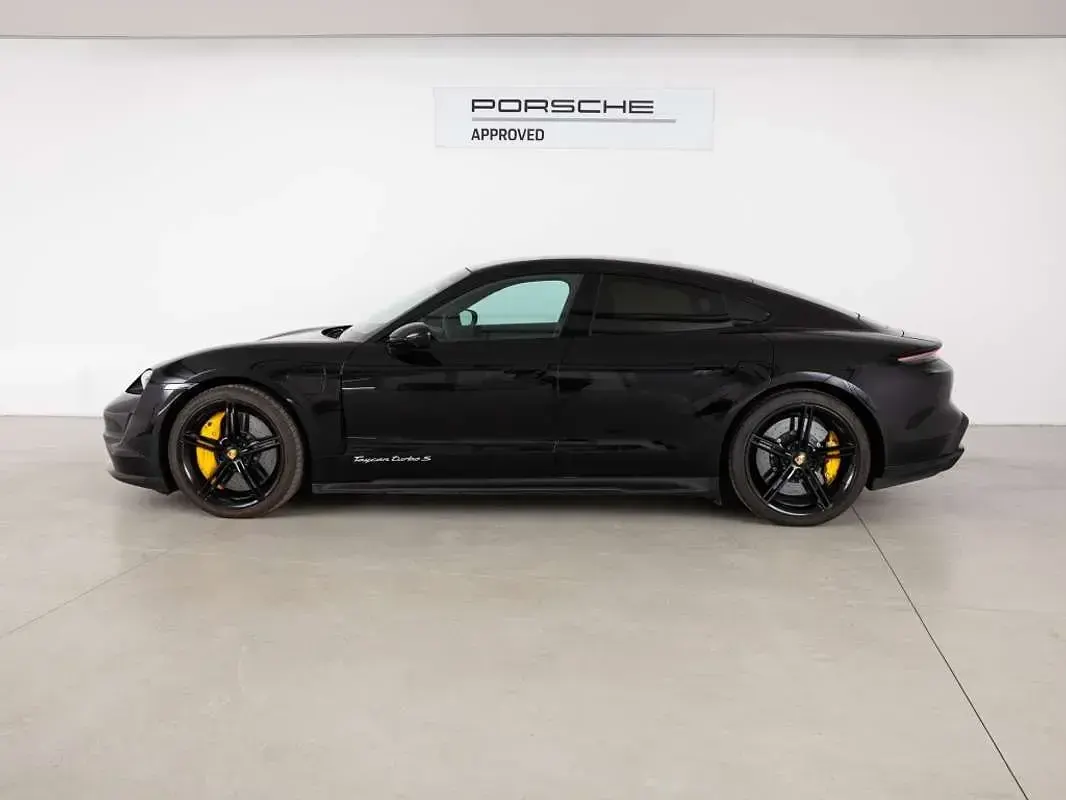 Usado Porsche Taycan Turbo S 559 kW (761 CV) 2023 Negro Berlina