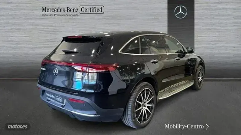 Usado Mercedes EQC400 300 kW (408 CV) 2022 Negro SUV