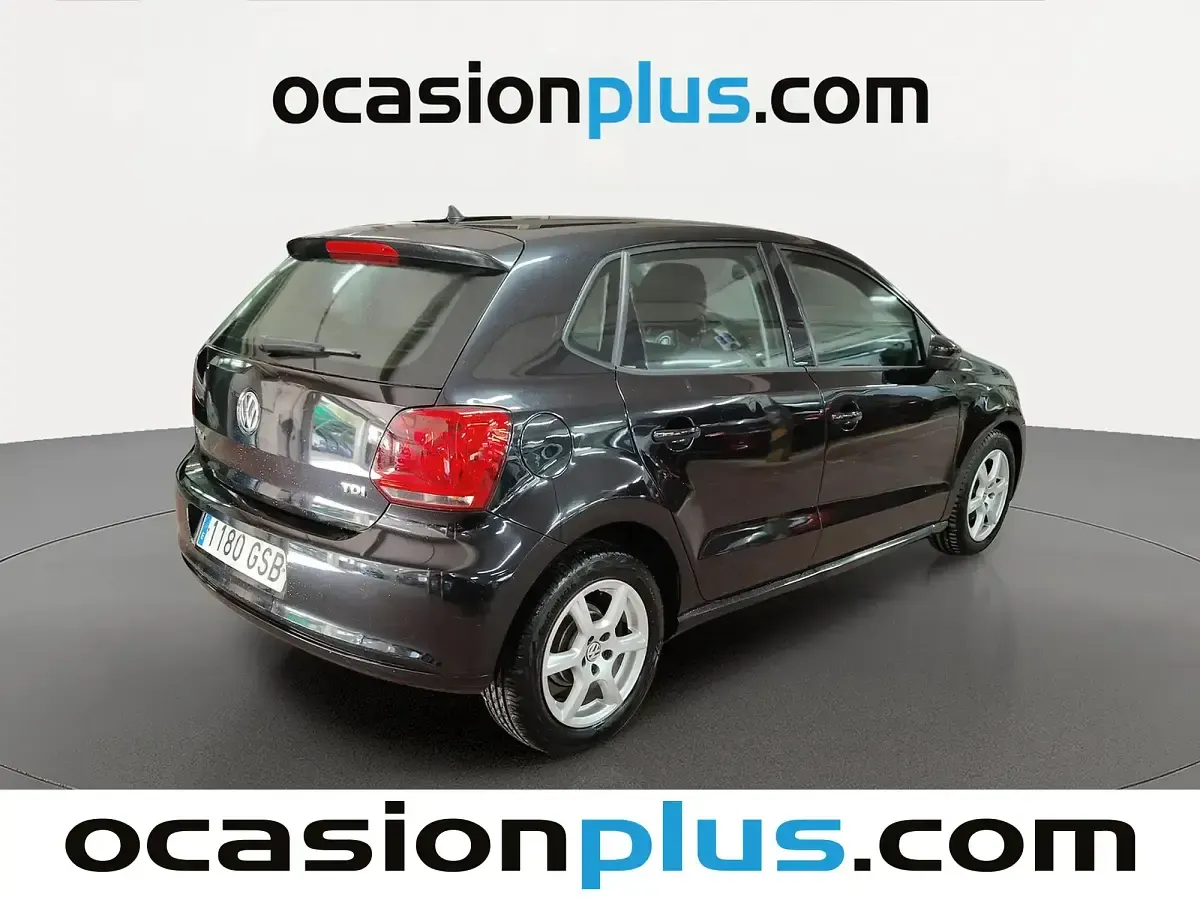 Usado VW Polo Advance 75 CV (55 kW) 2009 Negro Utilitario