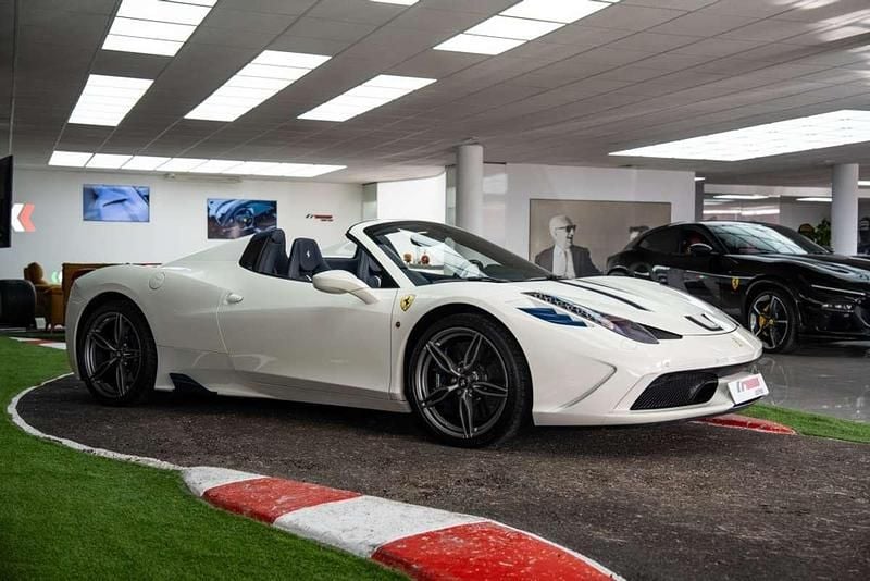 Usado Ferrari 458 605 CV (444 kW) 2015 Blanco Descapotable