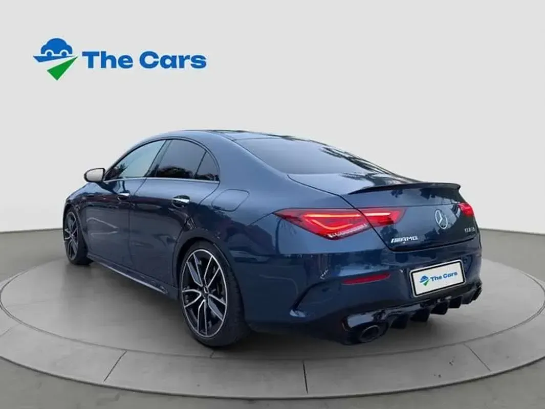 Usado Mercedes C220 AMG 306 CV (225 kW) 2019 Azul Coupe