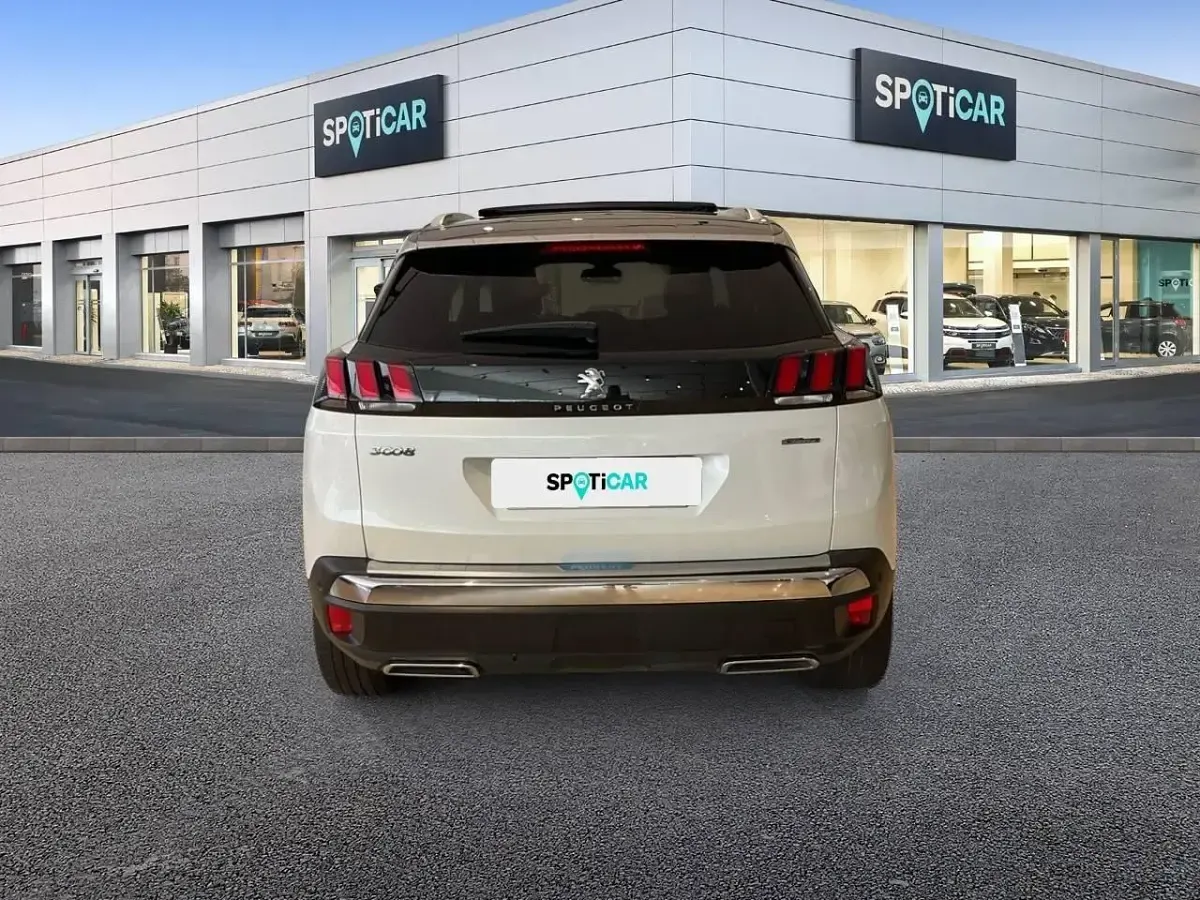 Usado Peugeot 3008 GT-line 130 CV (95 kW) 2018 Blanco SUV